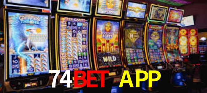 Interface do App 74Bet APP
